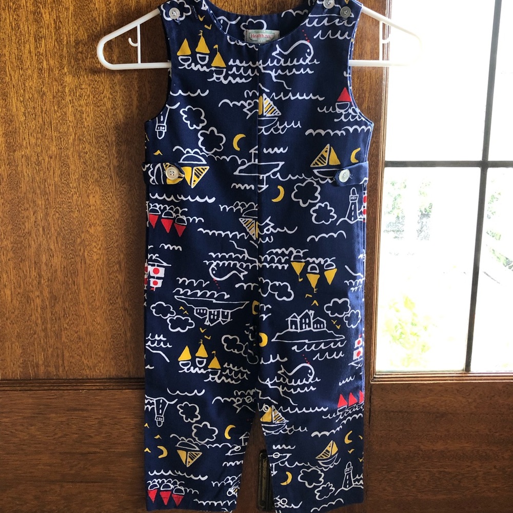 Health-Tex Stantogs Vintage Sailing overall jumpsuit - size 4T